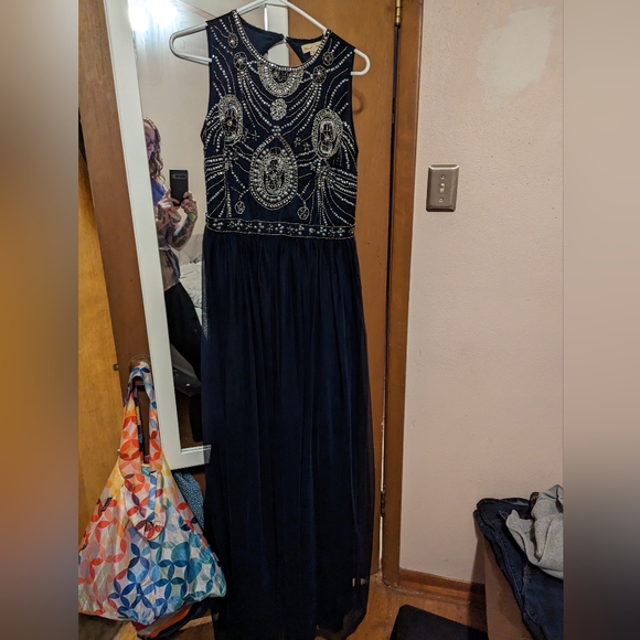 ASOS Frock and Frill Embellished Open Back Dress - Picture 3 of 5